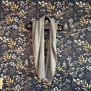 Calvin Klein Light Gray Knit Infinity Scarf